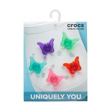 Crocs Butterfly Clip 5 Pack Jibbitz Férfi Színes | HU 1040MQZA